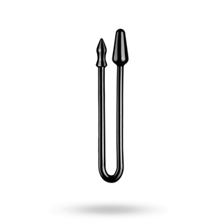 Long Snass Plug Black 43 Cm