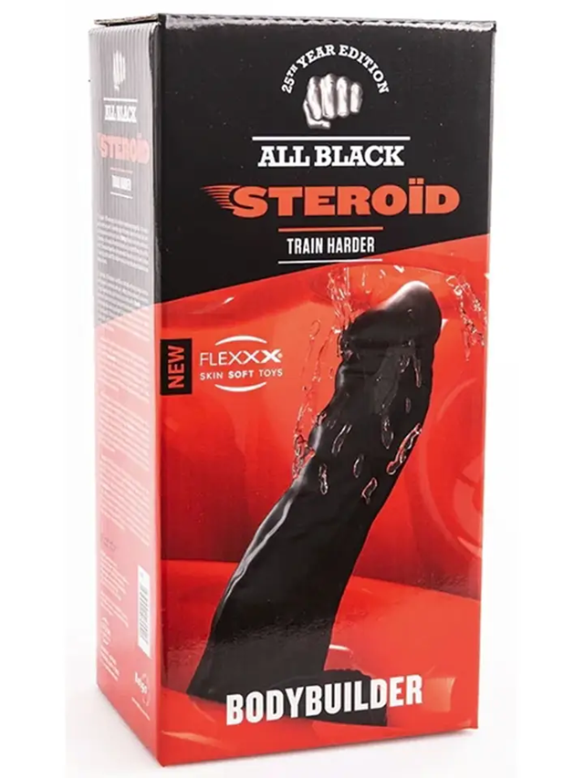 All Black Steroïd Bodybuilder 32,5 cm