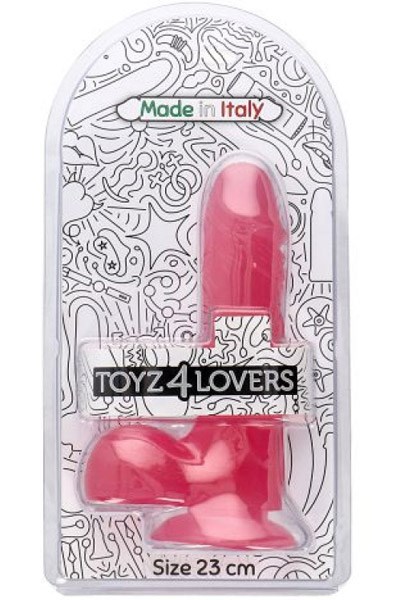 Alvaro Dildo Transparent Pink 23 cm