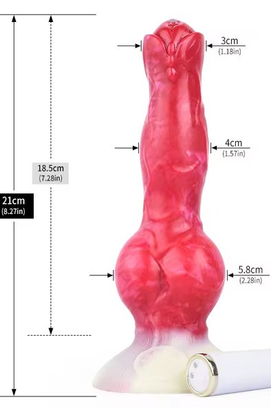 Arachne Vibrating Dildo 21 cm