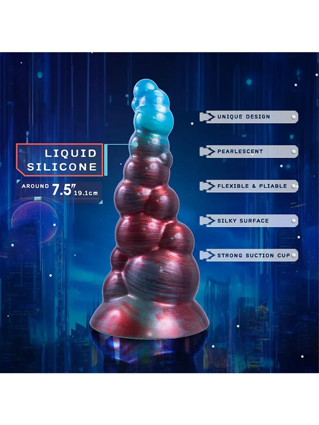 Bad Bubblez Silicone Dildo 19 cm