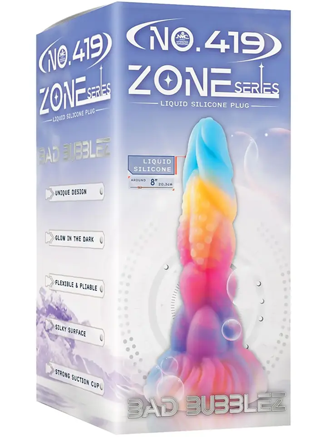 Bad Bubblez Silicone Dildo 20,4 cm