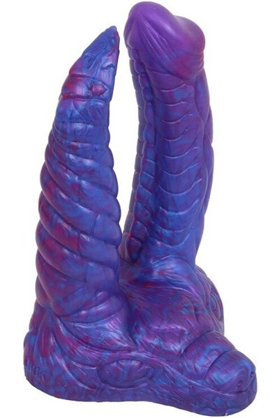 Bad Demon Double Dildo Orphox Purple 18,5 cm