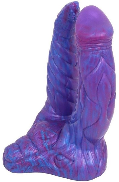 Bad Demon Double Dildo Orphox Purple 18,5 cm