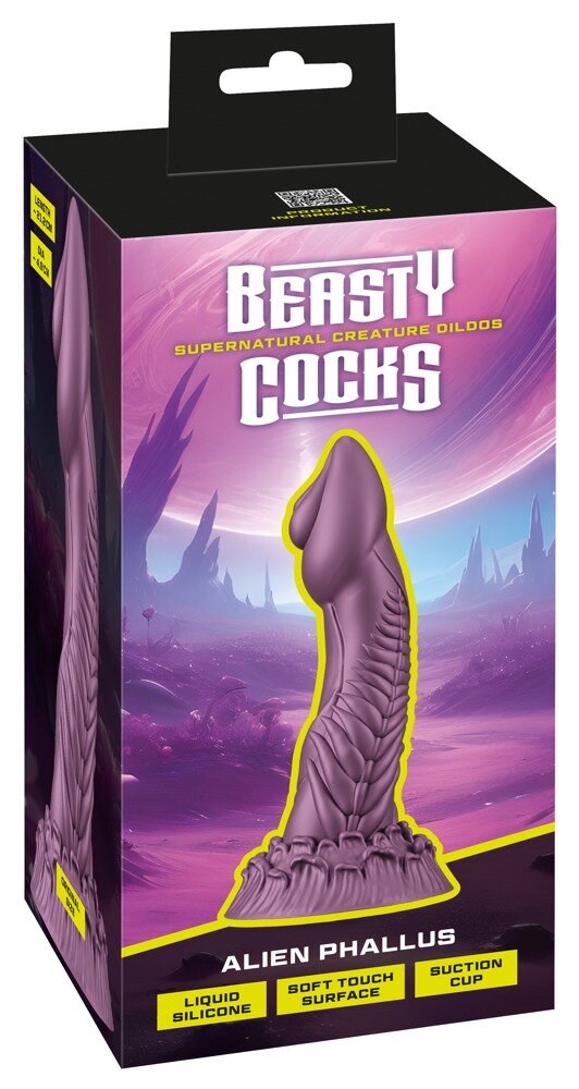 Beasty Cocks Alien Phallus Purple 21.2 cm