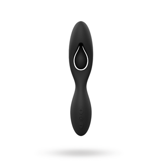 Black Bendable G-spot & Clitoris Vibrator