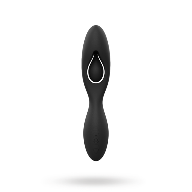 Black Bendable G-Spot & Clitoris Vibrator