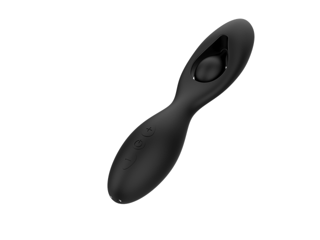 Black Bendable G-Spot & Clitoris Vibrator