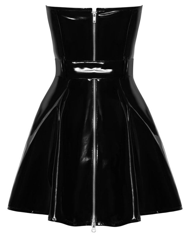 Vinyl Dress Black