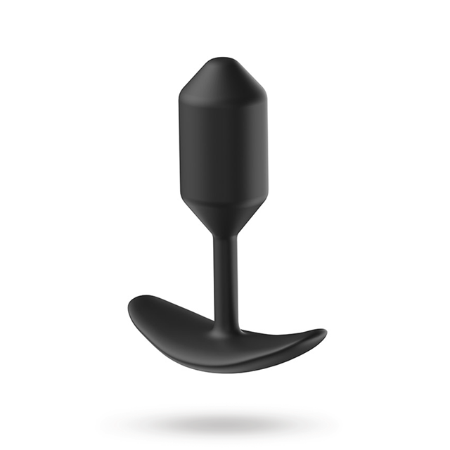 BLACK SILICONE BUTTPLUG #1