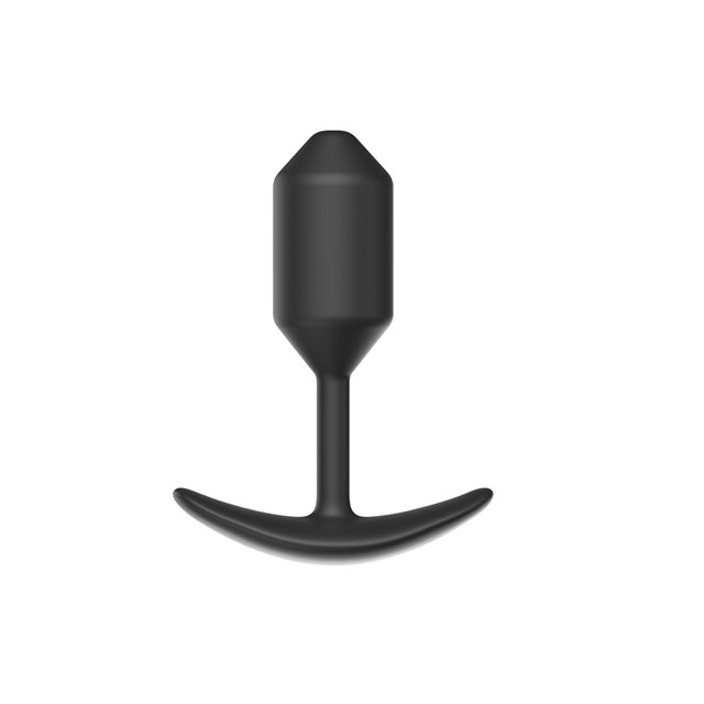 BLACK SILICONE BUTTPLUG #1