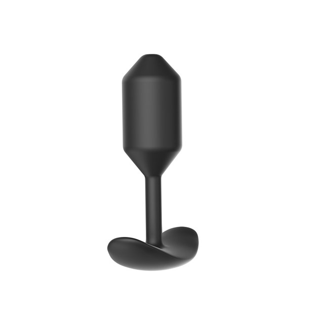 BLACK SILICONE BUTTPLUG #1