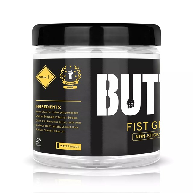 Buttr Transparent Non-Sticky Fisting Gel 500 ml