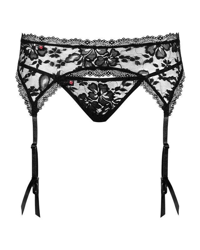 CATIA - LACE GARTER BELT & THONG