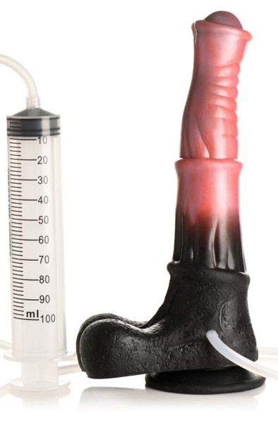 Centaur Explosion Squirting Silicone Dildo 24,5 cm