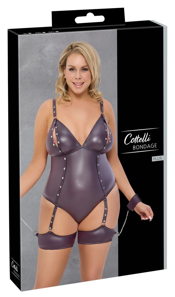 Matte look String Body Purple Plus Size