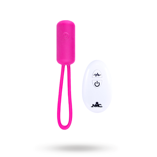 Crushon Wireless Remote Vibrating Bullet Pink