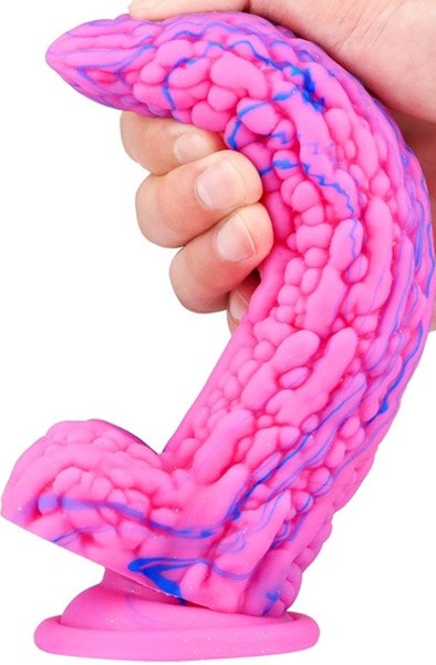 Dildo Kukur Pink-Blue 20 cm