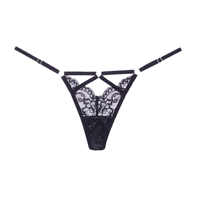 Do Not Disturb - Lace Thong - Black