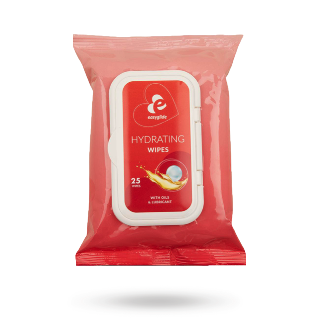 EasyGlide Hydrating Wipes with Lubricant and Oils