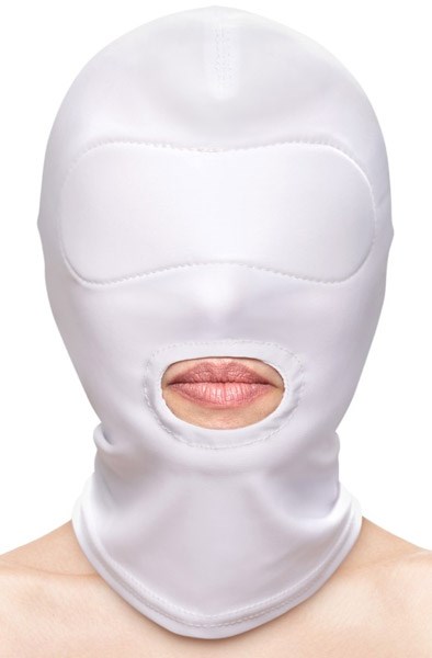 Fetish & Fashion Mouth Hood White