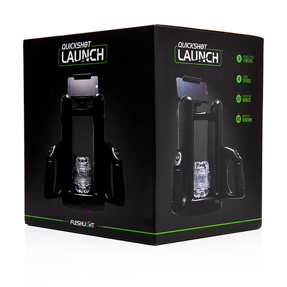 FLESHLIGHT QUICKSHOT LAUNCH BLACK