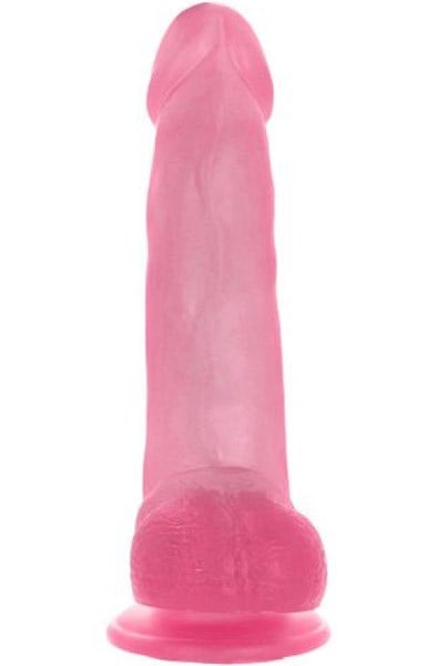 Fulvio Dildo Transparent Pink 31 cm