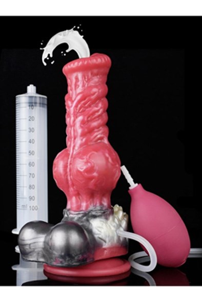 Furry Ejaculator Wolf Squirt Dildo 21 cm