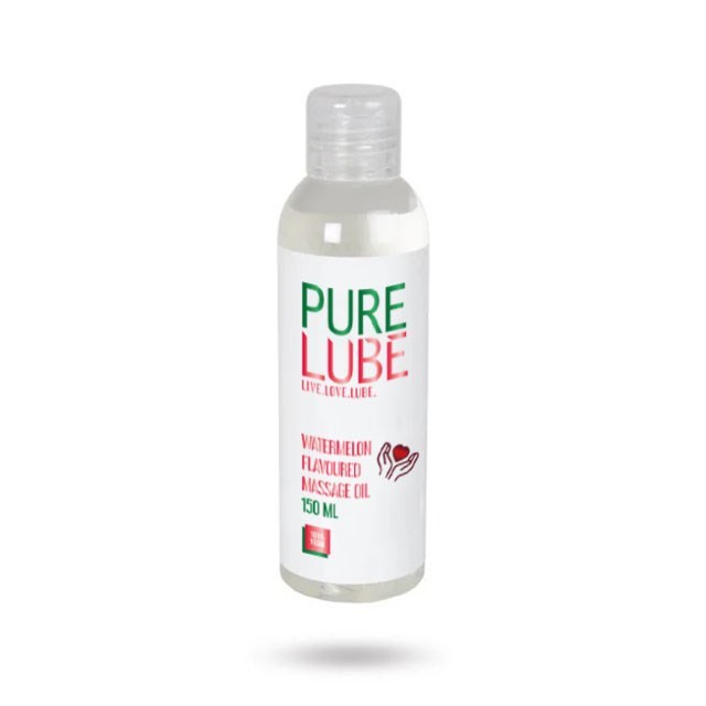 HOT IGNITER FINGER VIBE + PURE LUBE MASSAGE OIL WATERMELON KIT