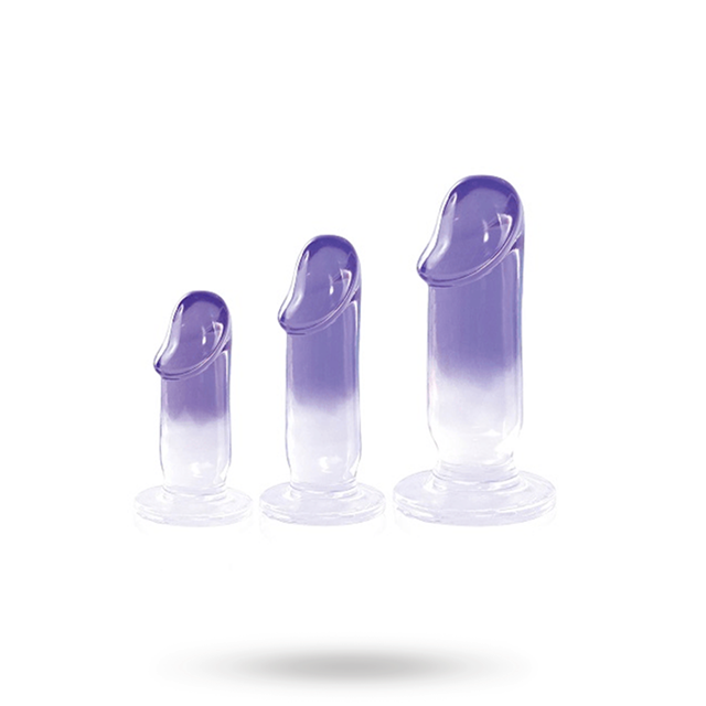 GLITZY TRAINER 3 IN 1 DONG KIT PURPLE/Clear