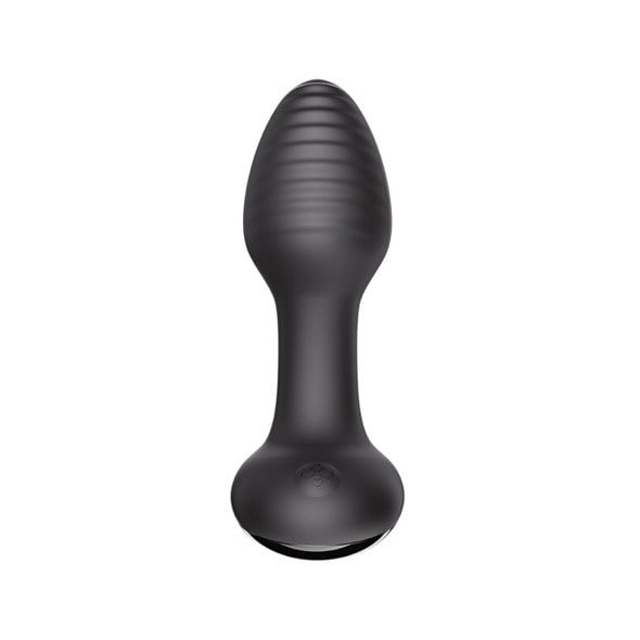 Frenzy-Pressure Sensing App-Controlled Rotating Butt Plug Black