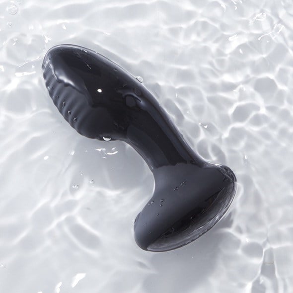 Frenzy-Pressure Sensing App-Controlled Rotating Butt Plug Black