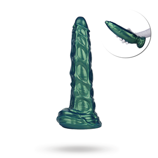 Inflatable Monster Dildo Green 24 Cm