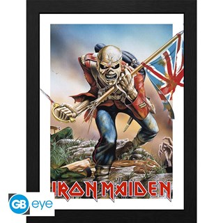 Iron Maiden - Framed Print "trooper Eddie" (30x40)