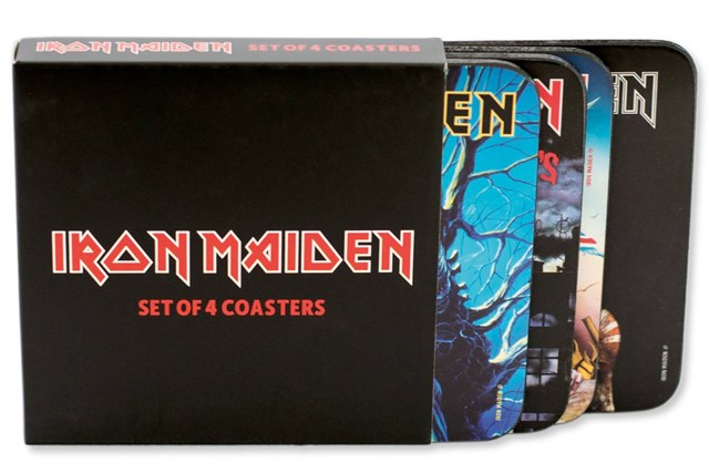 Iron Maiden 4Pcs Coaster Pack