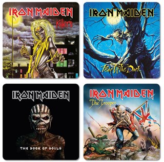 Iron Maiden 4pcs Coaster Pack