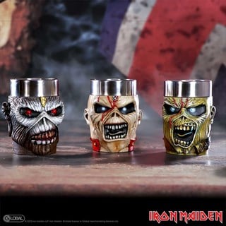 Iron Maiden Shotglas Eddie 3-pack