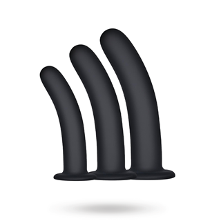 Kick Up Vaginal/anal Training Kit Set Black