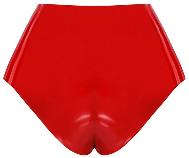 Late-x Latex Briefs Red