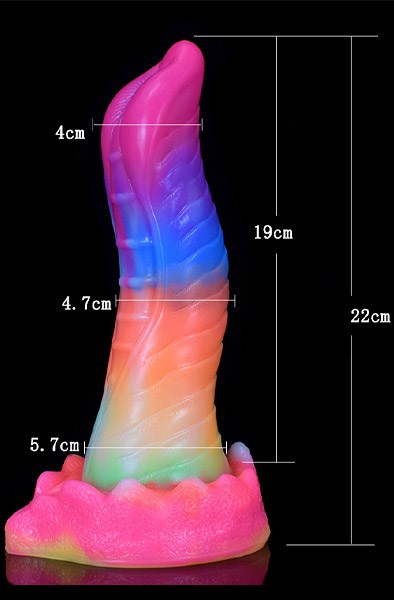 Lizard Glow-in-The-Dark Dildo 22 cm