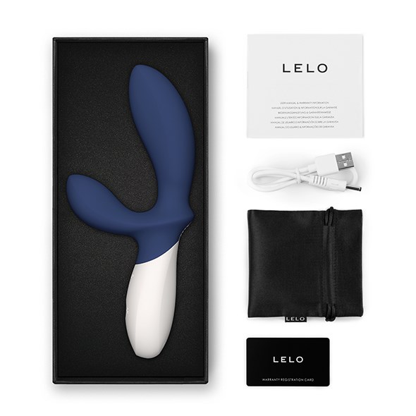 LOKI WAVE 2 VIBRATING PROSTATE MASSAGER - BASE BLUE