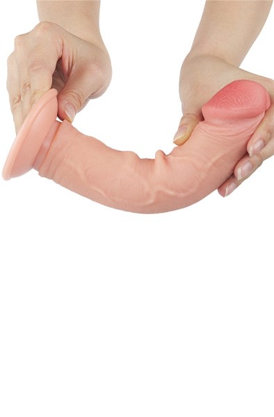 Lovetoy Sliding Skin Dual Layer Dildo 20 cm