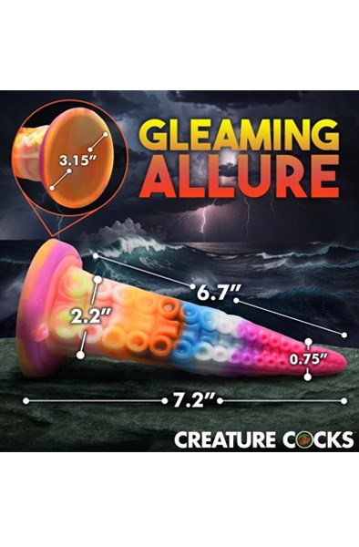 Luminoctopus Glow-In-The-Dark Dildo 18,3 cm