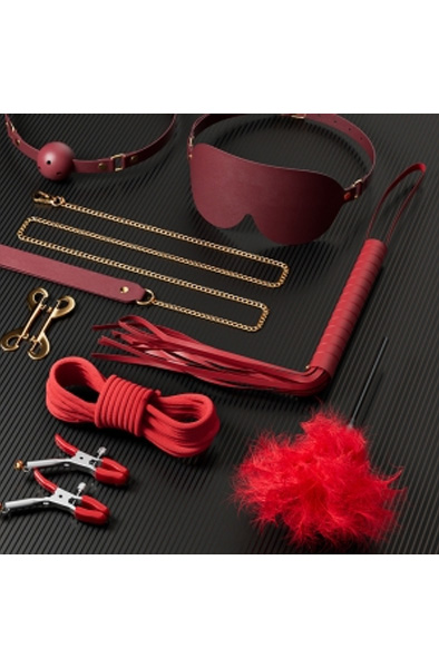 Luxury BDSM 11-pcs Kit - Clarissa Red