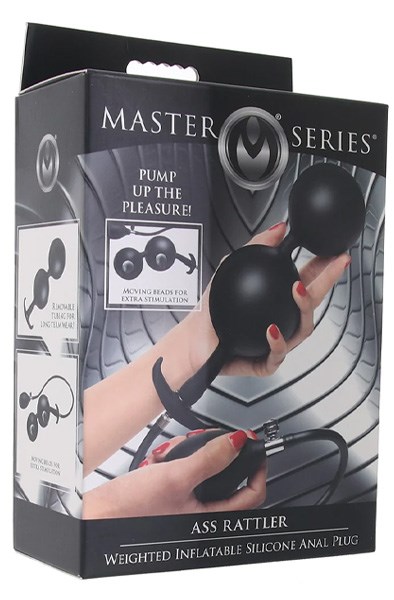 Master Series Inflatable Silicone Anal Plug