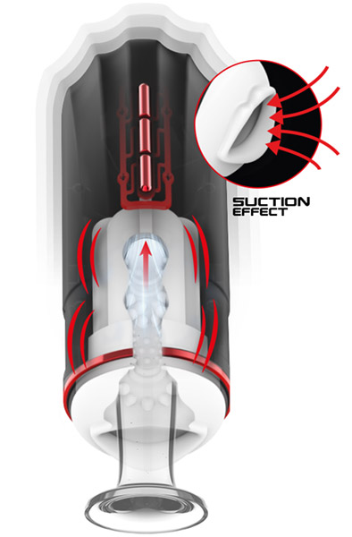 Megabite Mouth Suction & Vibration Masturbator