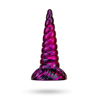 Metallic Dildo Unix Purple/black 19,5 Cm