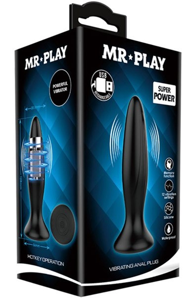 Mr. Play 12 Function Vibrating Anal Plug