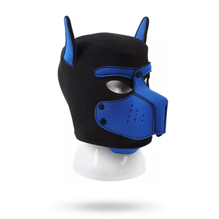 Neoprene Dog On Mask Black-blue