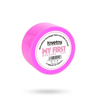 Non-sticky Bondage Tape Neon Pink 15m